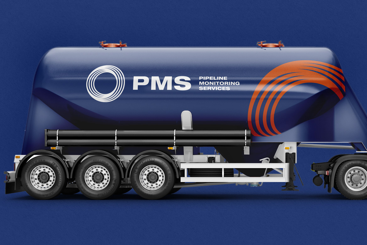 branding  construction identity logo pipeline pipes PMS quatar scanning Sewage