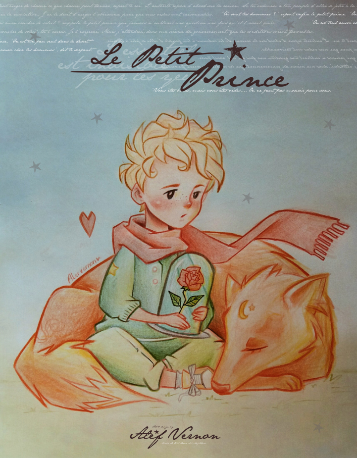 ILLUSTRATION  TRADITIONAL ART The Little Prince Le Petit Prince redesign