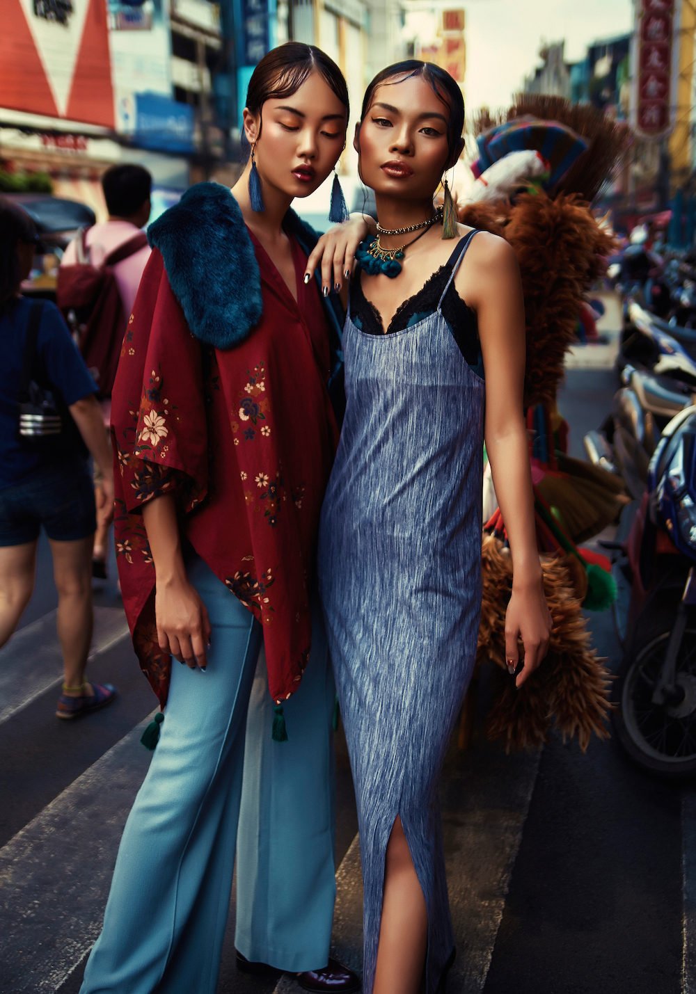 editorial Thailand Bangkok chinatown fashioneditorial magazine fashionmagazine makeup styling  south-east