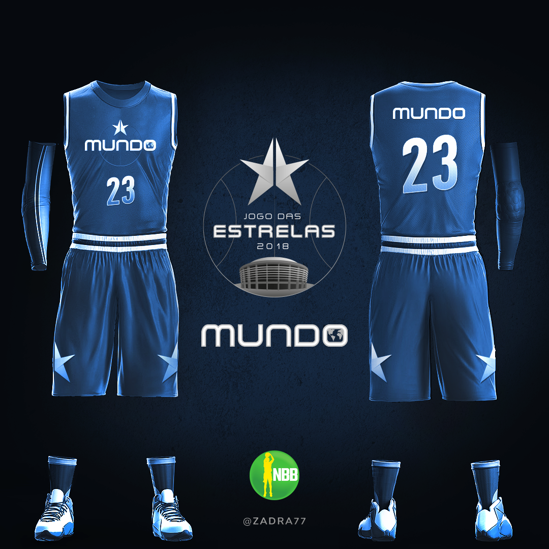 NBB basket basquete uniforms jersey graphic design  brand Allstar