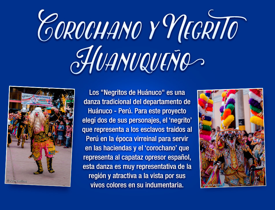 peru peruano Huanuco huanuqueño dibujo corochano negrito negritos danza folclor folclore Folklore folklor costumbre