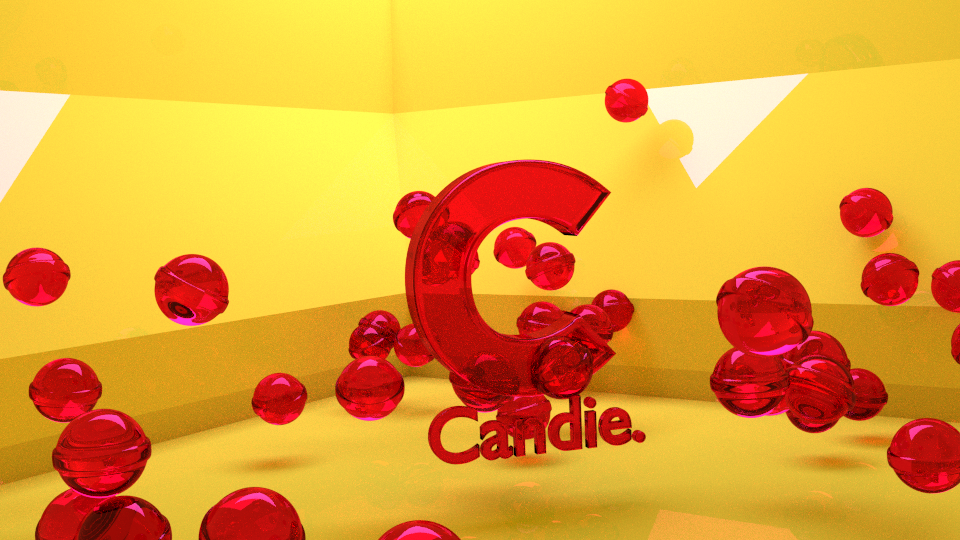3D Modelling Candy shop Candy