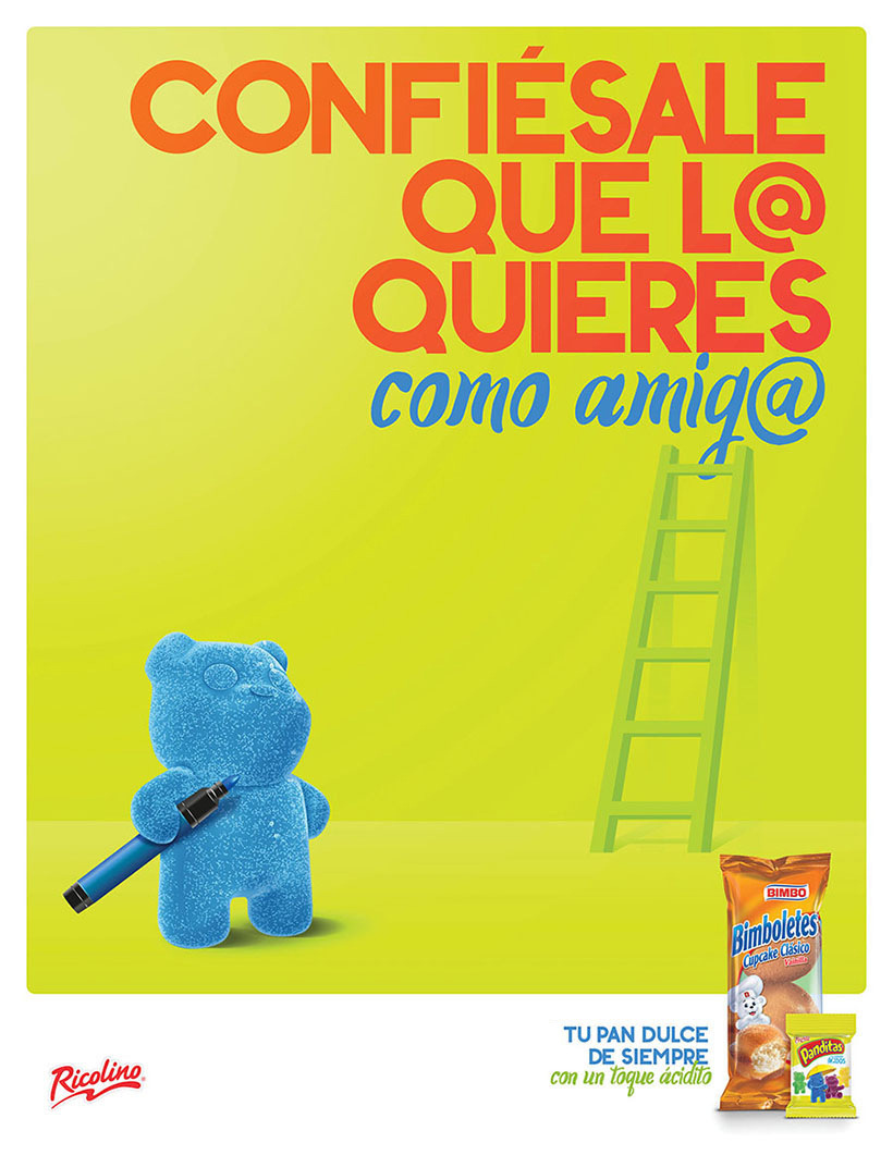 Advertising  publicidad golosinas colorido colorfull ositos panditas gummy bears