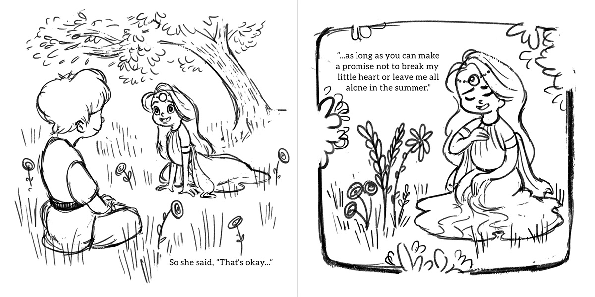children's book children's book illustration bands songs song Lyrics fantasy Sun moon