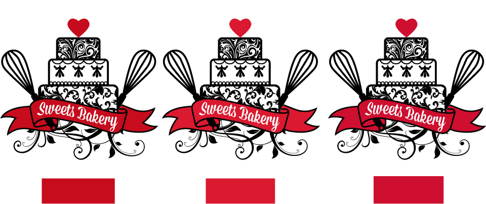bakery logo Icon Logo Design sweet Website facebook brand online cake Birthday wedding video engagement cupcakes