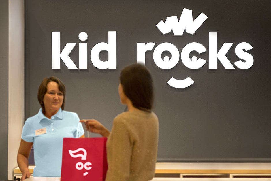 children kid rock clothes face Fun store Retail