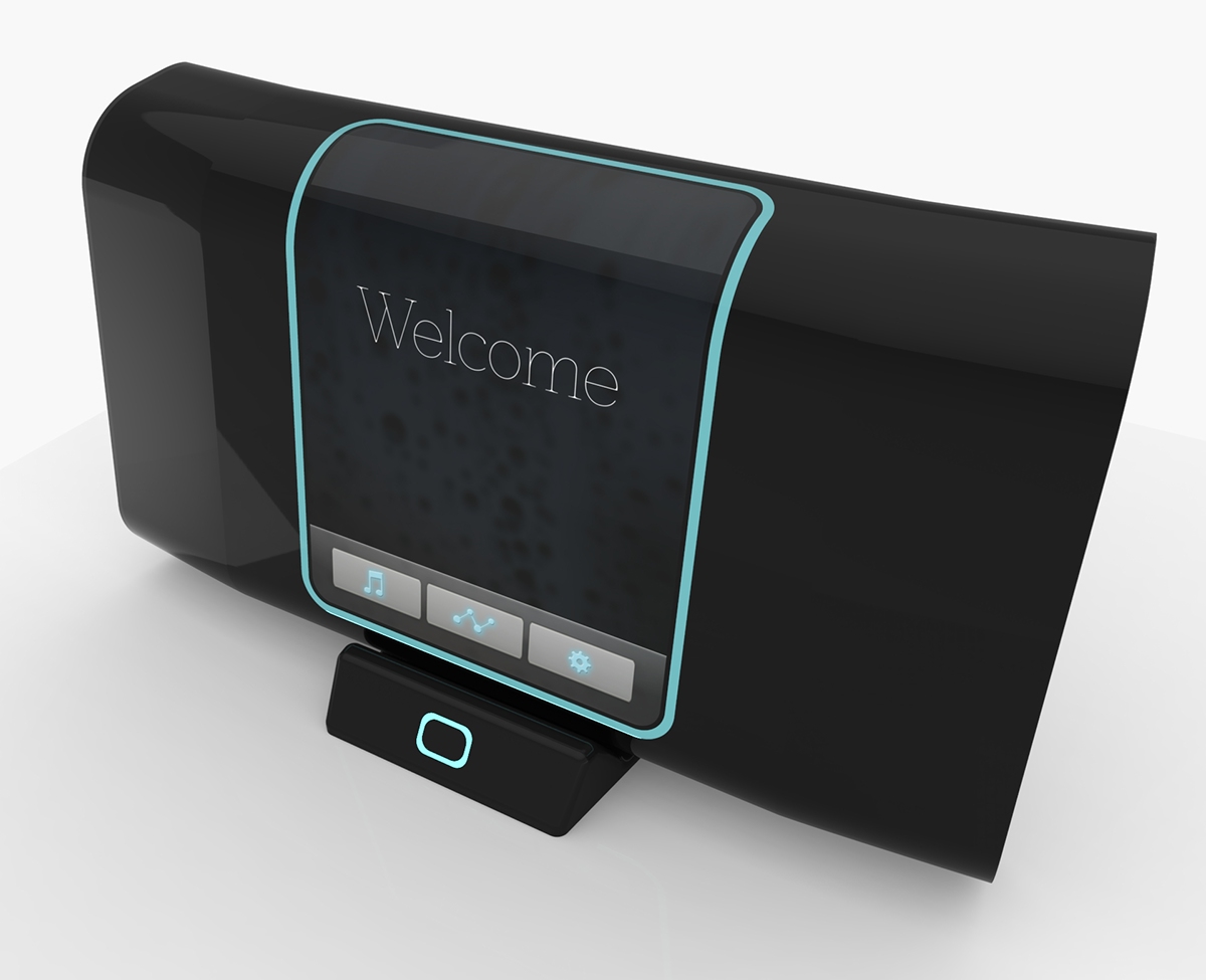 SHOWER bathroom speakers Interface interaction emotional design