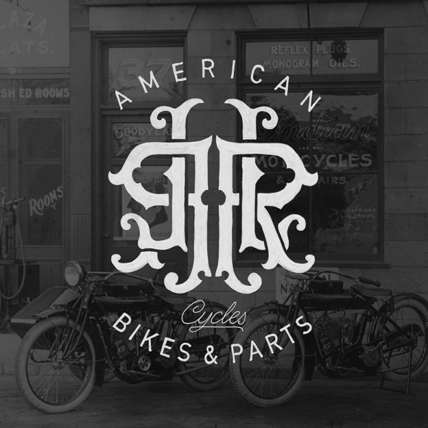 bmd design JPR jpr cycles motorcycles logo Knucklehead scriptographie Harley Davidson
