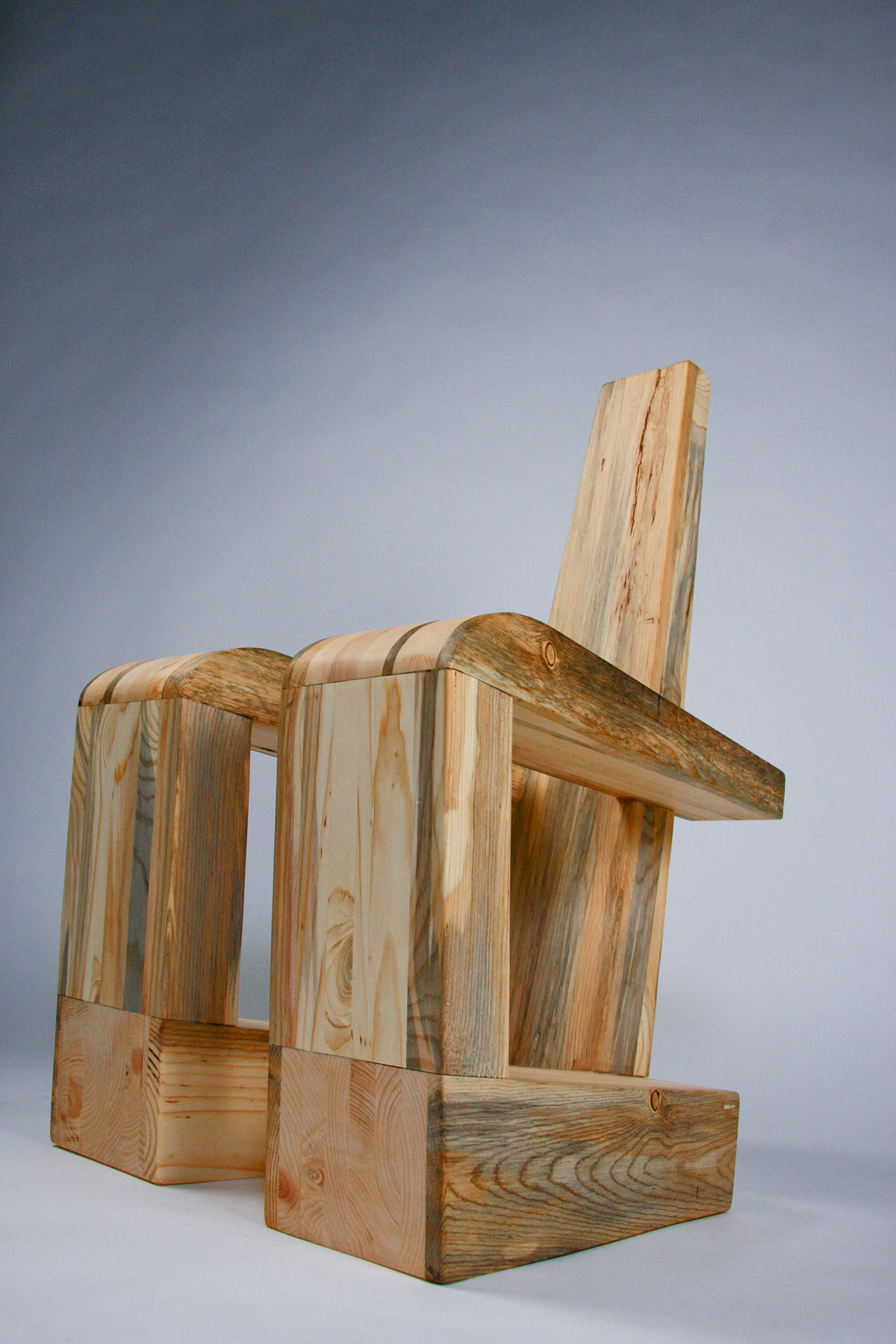 pine Beetle Kill Sustainable environment chair sculpture furniture seating