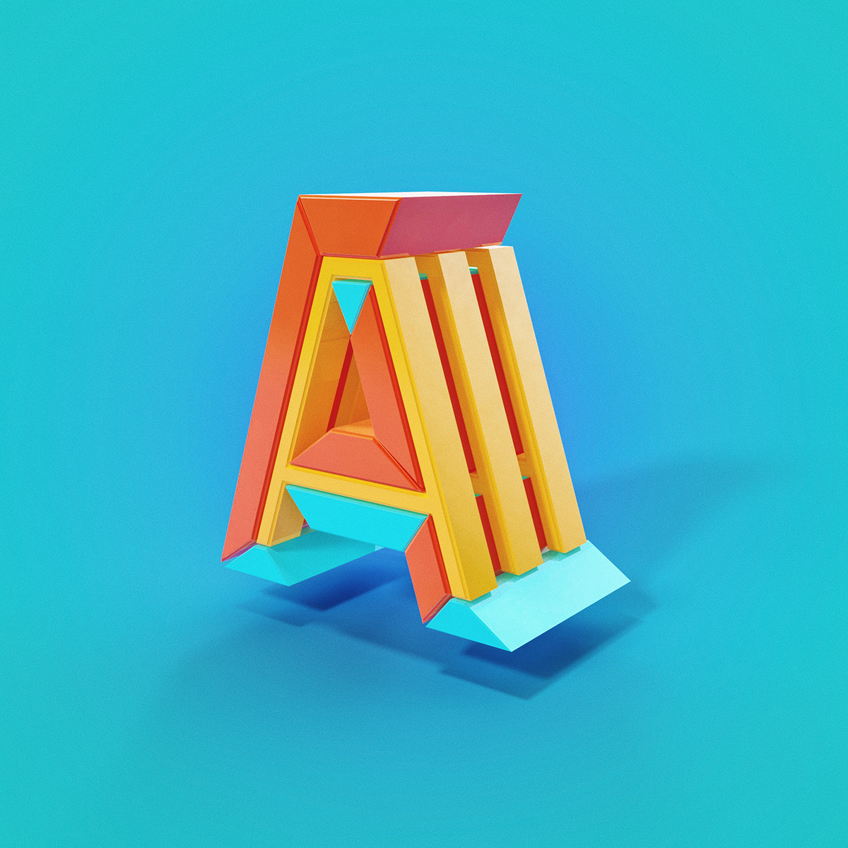 36 Days of Type - 3D Edition 2018.