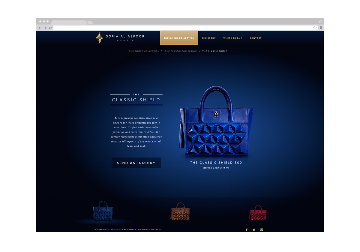 Web luxury ux UI design iPad sass JavaScript Responsive interaction Retail 3D identity html5