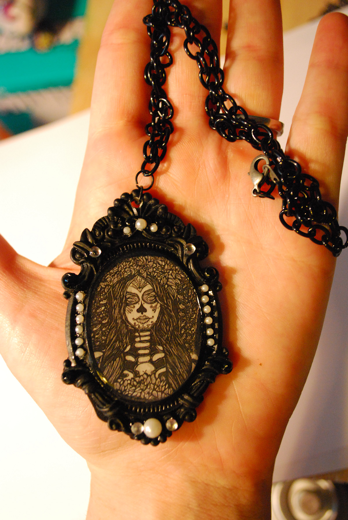 day f the dead gothic jewelry