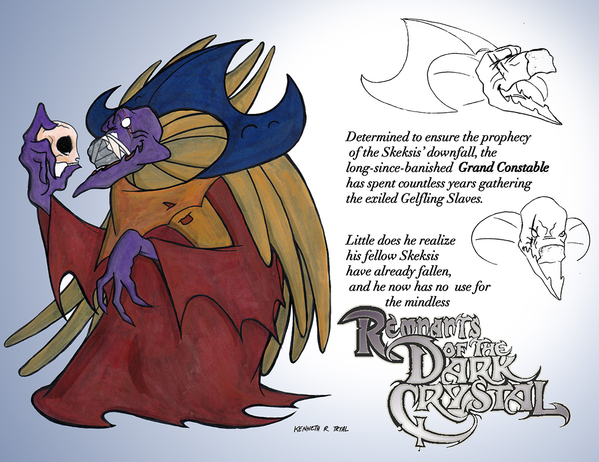 dark crystal redesign pitch packet cartoon Jim Henson Character design 