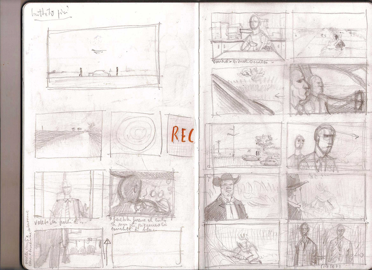 storyboard thumbnails True Detective 