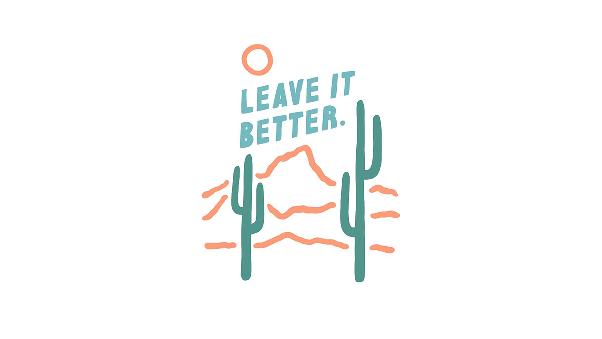 graphic design  T Shirt tee shirt typography   cactus desert Nature HAND LETTERING ILLUSTRATION 