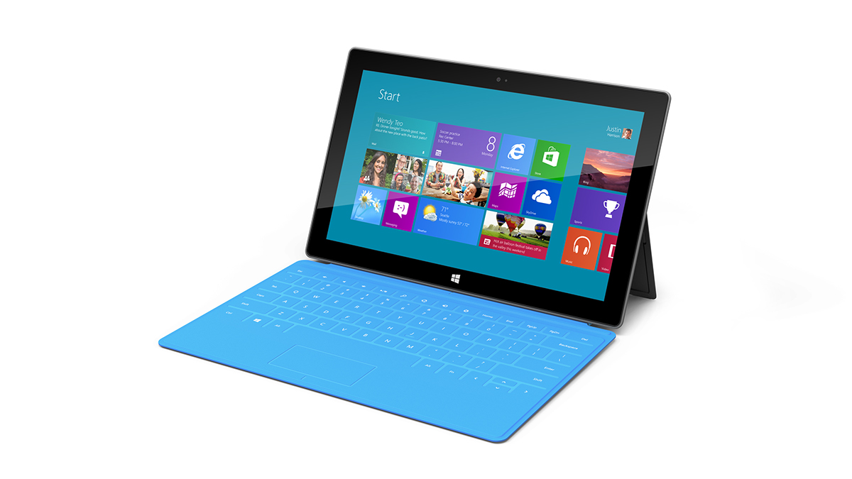 Microsoft surface tablet slate