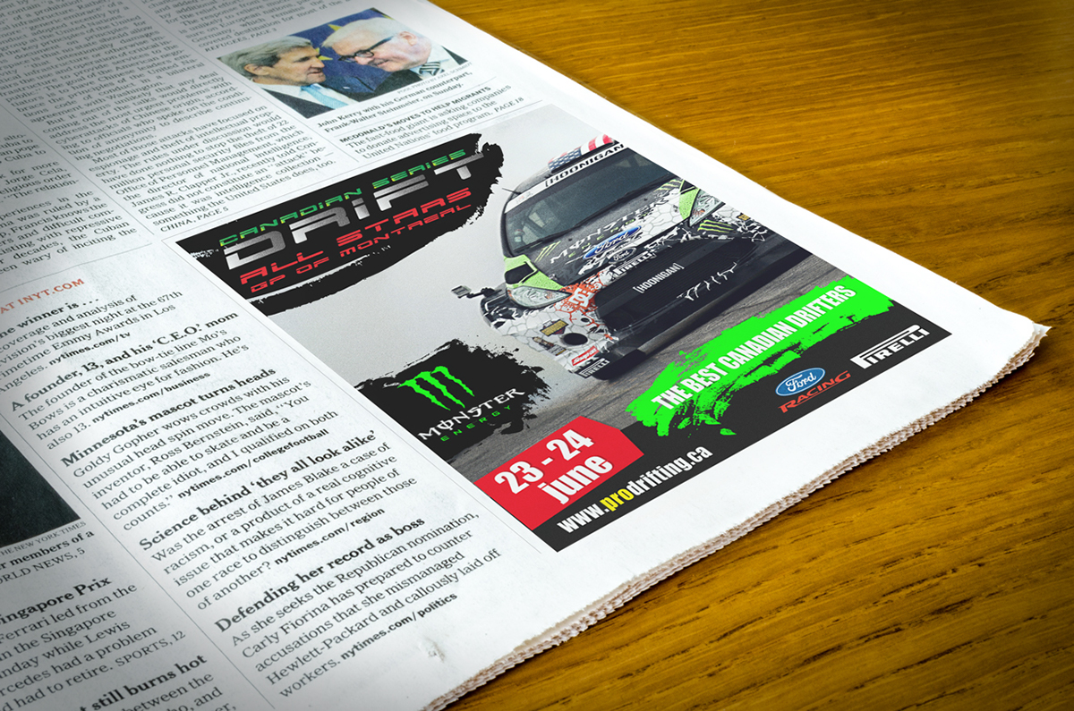 drifting motorsports graphic design  ad Cars