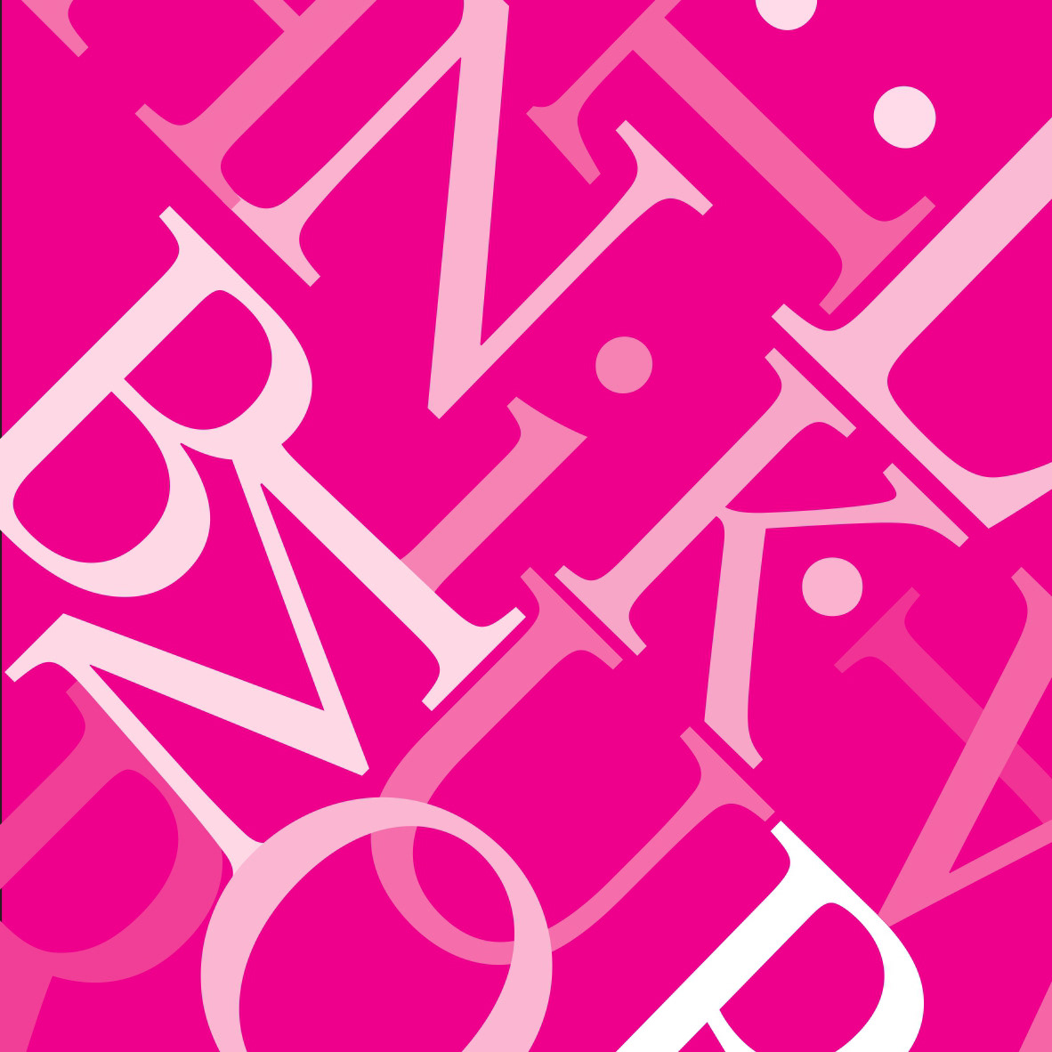 antiqua black composition font pink type