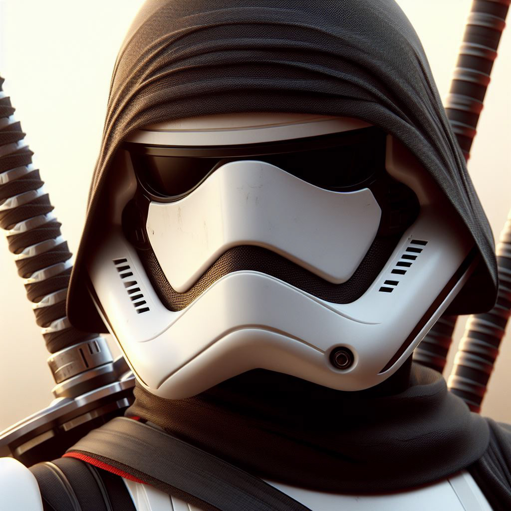 stormtrooper Starwars 3D Render graphic design  Digital Art  artwork Character design  digital illustration art