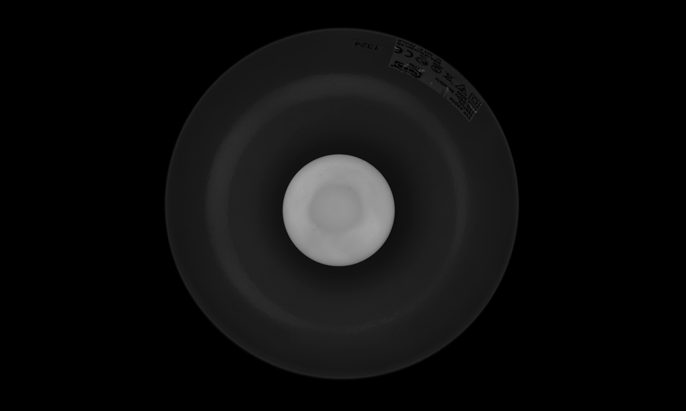 black and white minimal Lamp geometry circle shape light simplicity poster