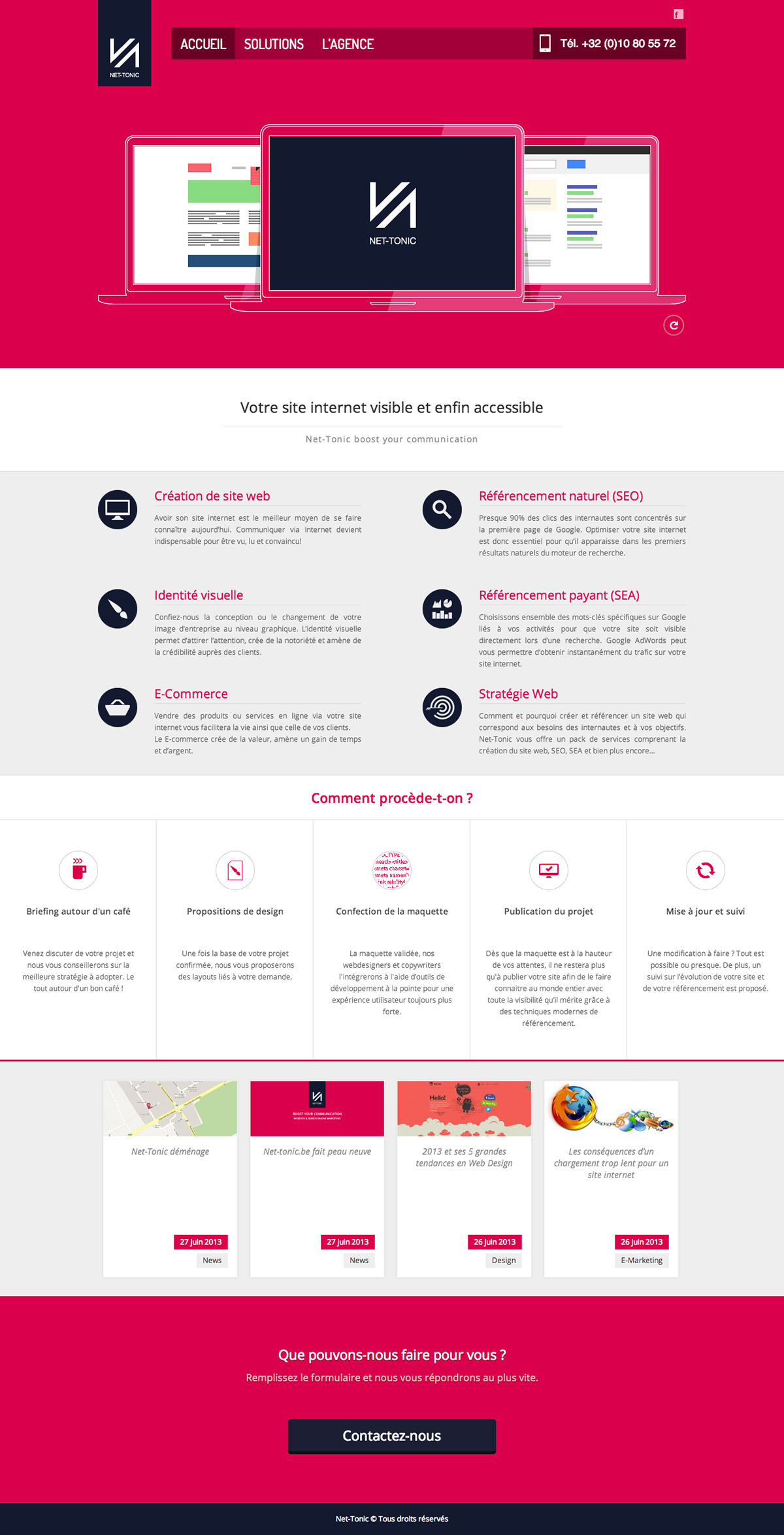 Net-Tonic Decolaweb  branding Web  webdesign  web design creative