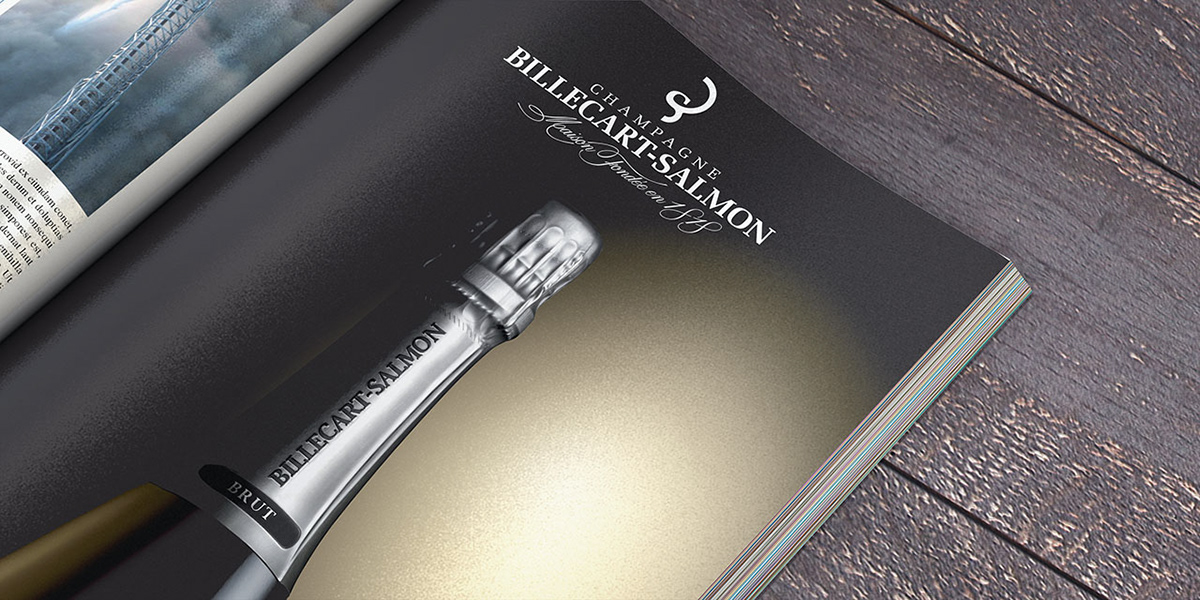 Adobe Portfolio BILLECART-SALMON Champagne publicité billecart-salmon de biasio graphiste