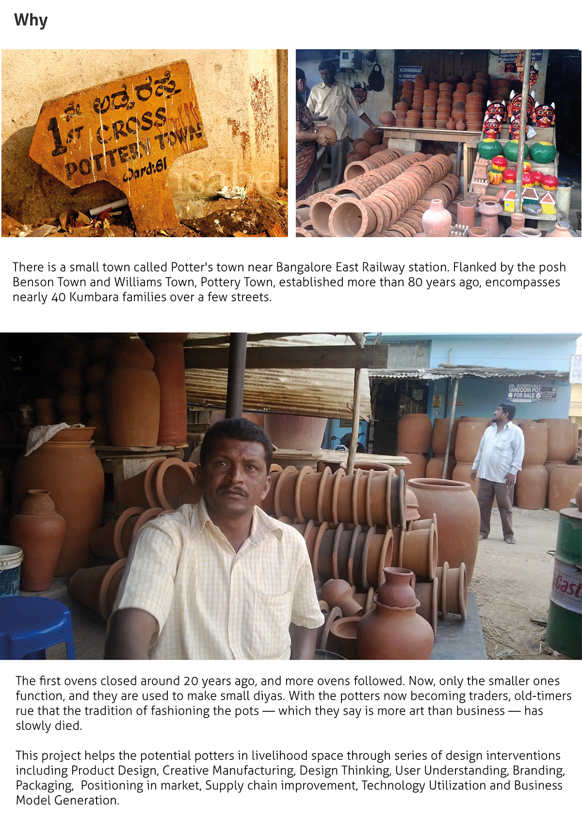 business model design entrepreneur industrial handmade Pottery Pottery town Bangalore Design for Community system design Service design
