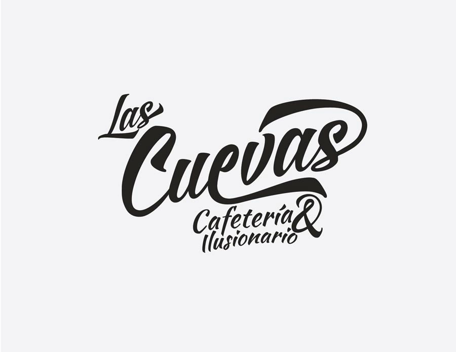 cafe Coffee bar brand Stationery coffee shop lettering logo Logotype letter brush Script brush-pen caligraphic