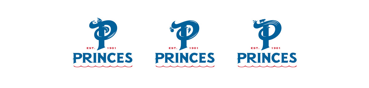 Princes Rebrand repositionings canned food preserved Packaging branding  design Fruit seafood