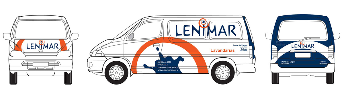 Lenimar brand manual Logo Design company design