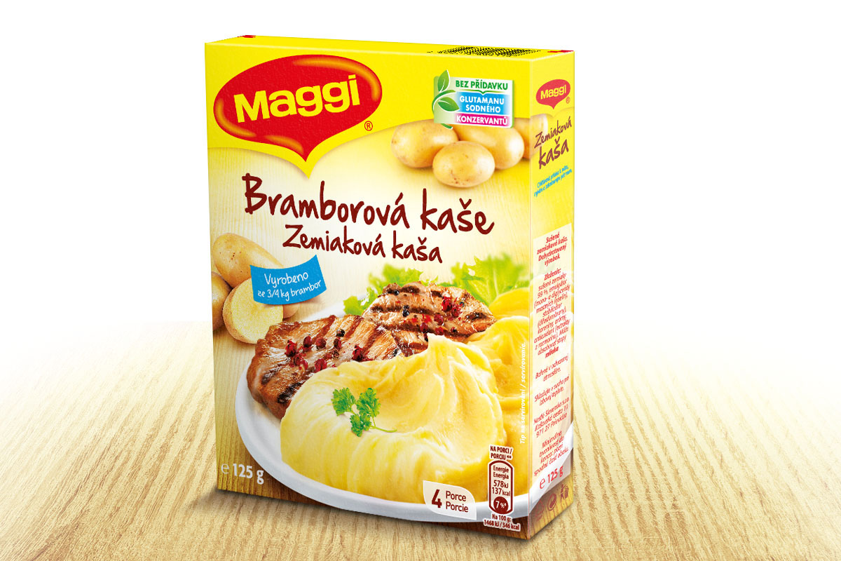 mashed potatoes Maggi instant meal
