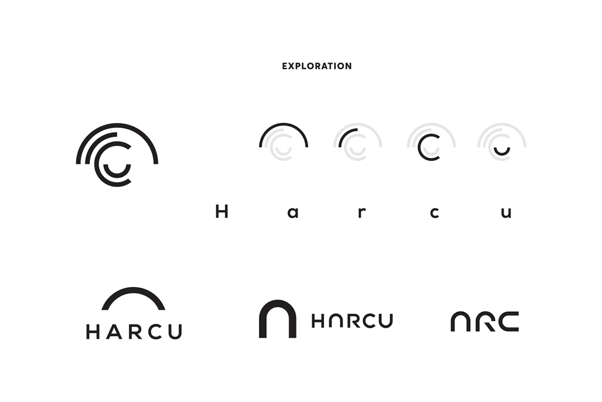 architect logo minimal Logotype Stationery brand Arc