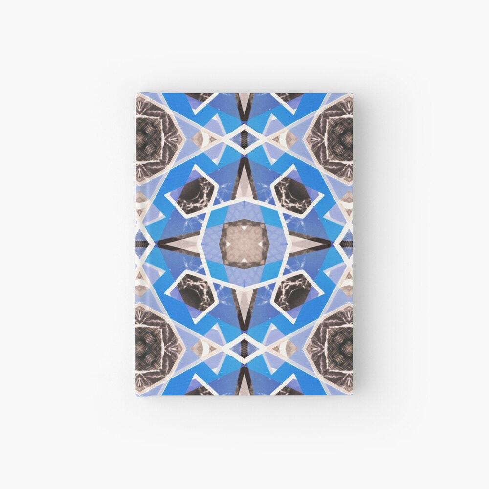 blue gris dessin numérique  graphic geometric abstract pattern Digital Art  Ethnic Mandala