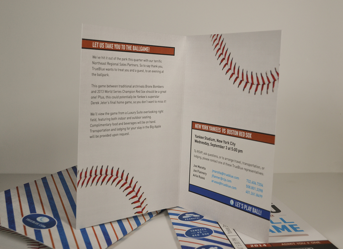 baseball ballpark ballgame Invitation yankees trueblue tacoma