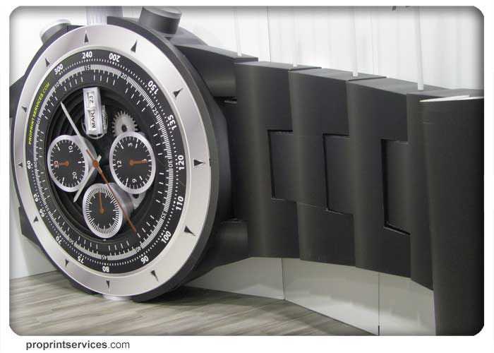 Trade Show popai retail display watch time Swiss Watch motorized