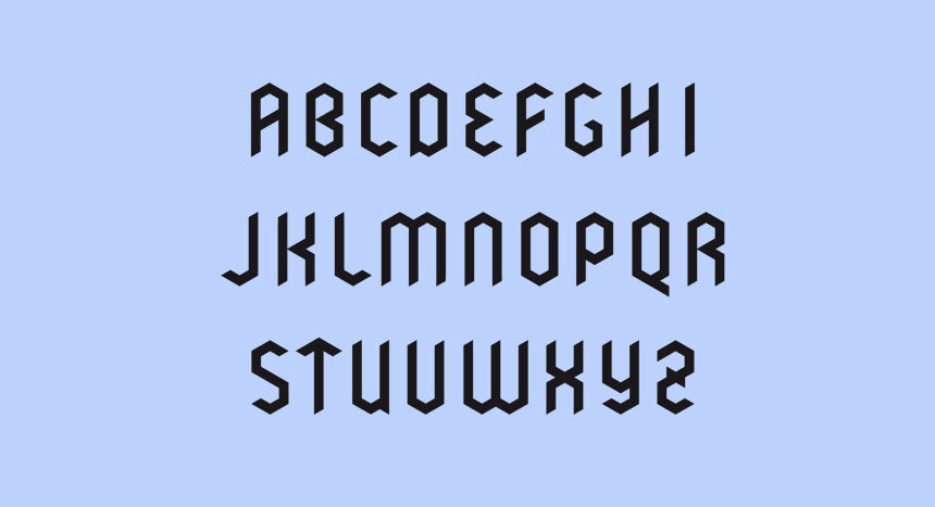 typography   Typographie Trix Thibaut Abou Mrad triangle