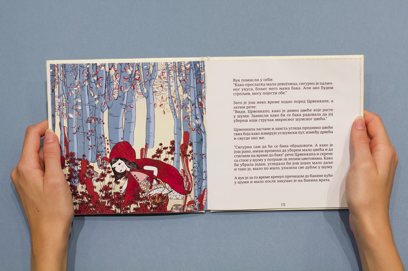 little red riding hood brothers grimm children book illustration little red  fairy tale