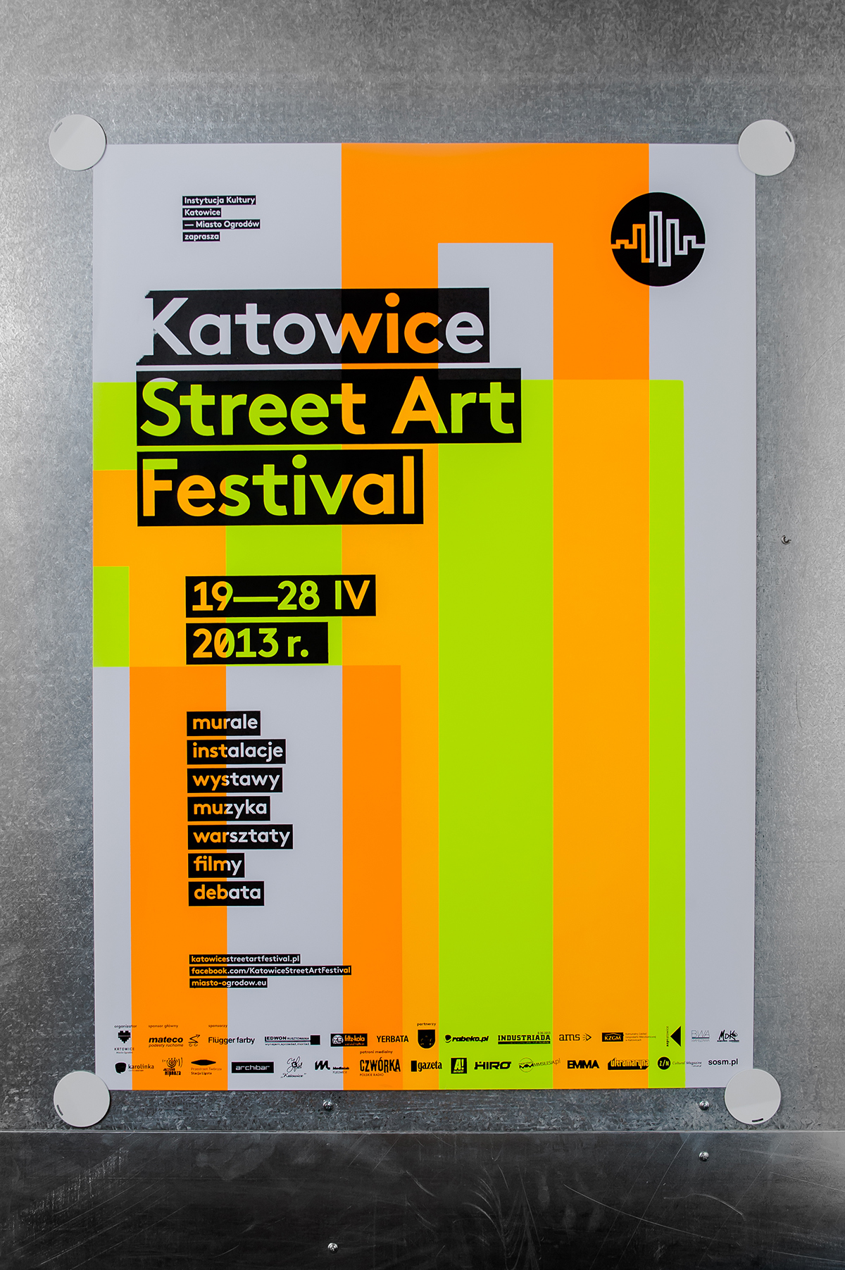 Katowice Street Art Festival – silkscreen poster series on Behance