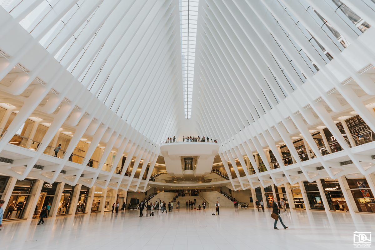 New York Manhattan World Trade Center Oculus architecture STATION united states Photography  amazing ceiling