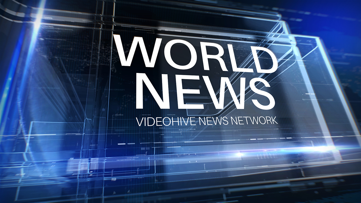 news broadcast business Channel globe Headline Ident intro promo tv