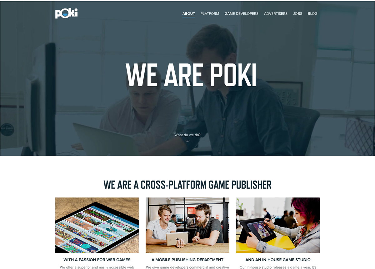 Poki  brand strategy, product design, identity, ux on Behance