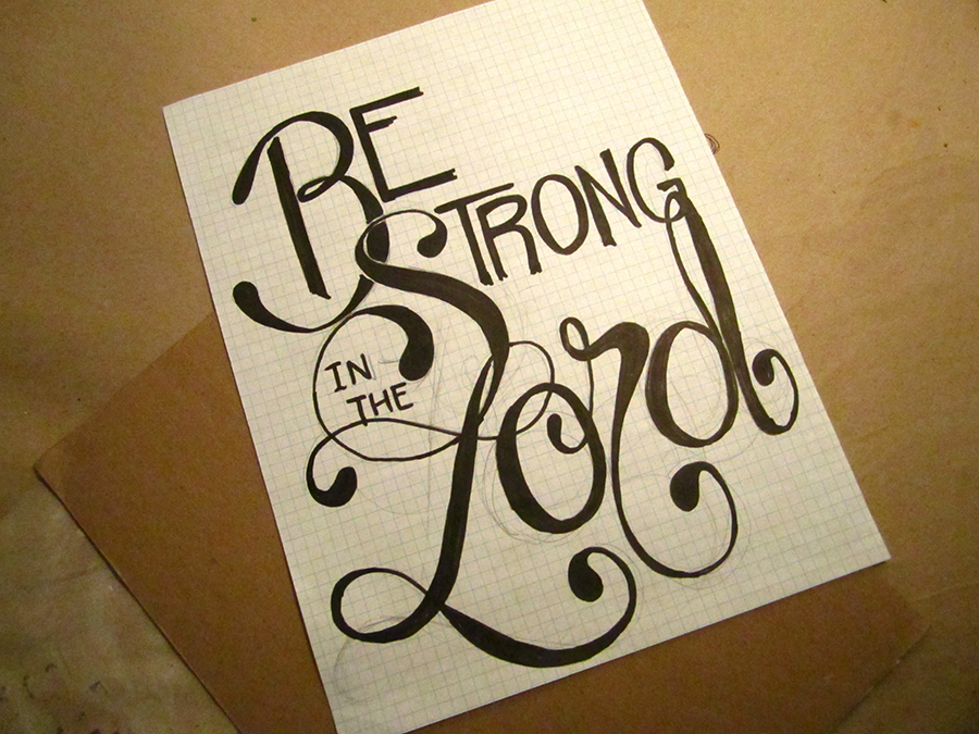 God Project 365 lettering hand type HAND LETTERING type