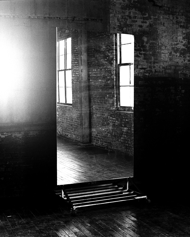greenpoint Brooklyn new york city New York abandoned old building brick black & white