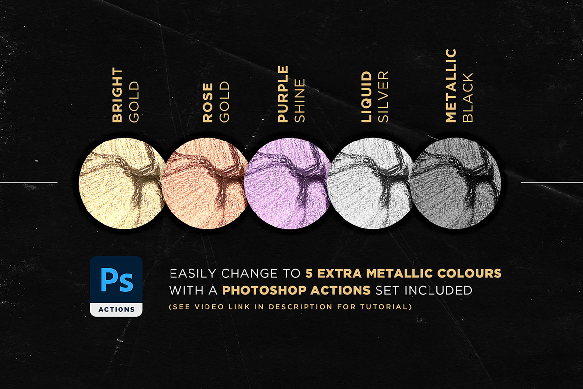 3D color colour font gold Liquid OpenType-SVG realistic svg texture