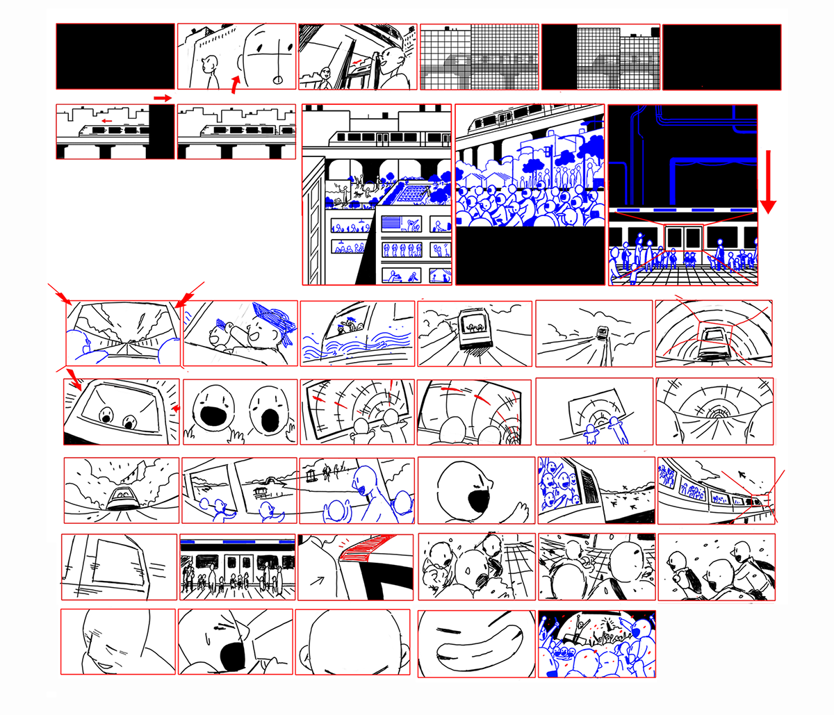 Cel Animation taipei metro color city