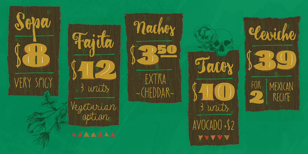 font typography   Mexican sudtipos