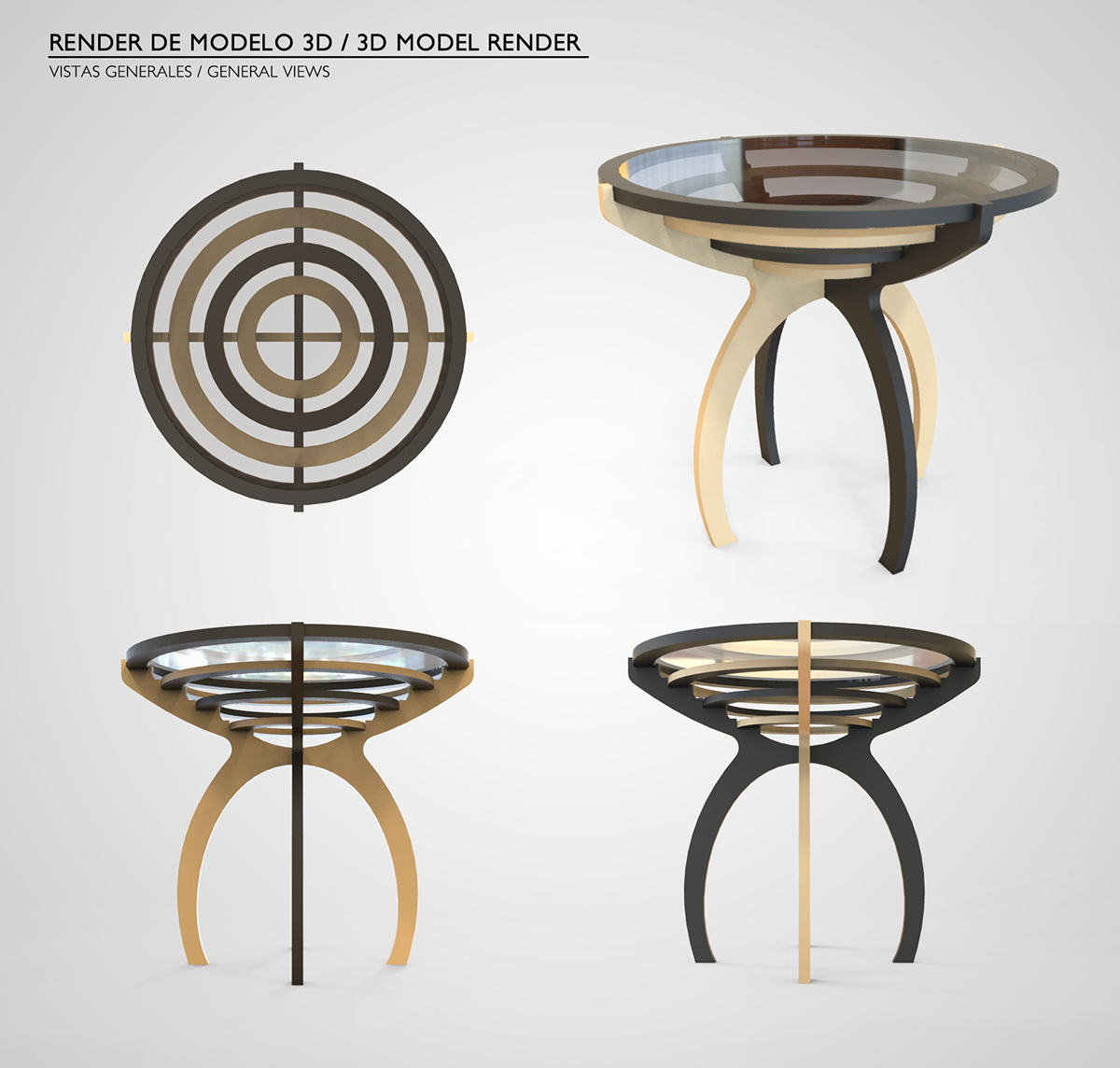 coffee table Router CNC cnc circles mdf