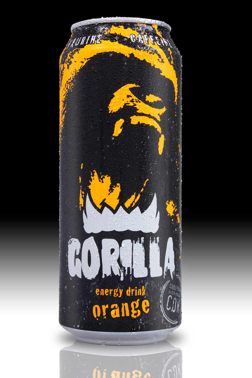 gorilla Moskovskaya brewing company package design  energy drink new brand creation Brand Design