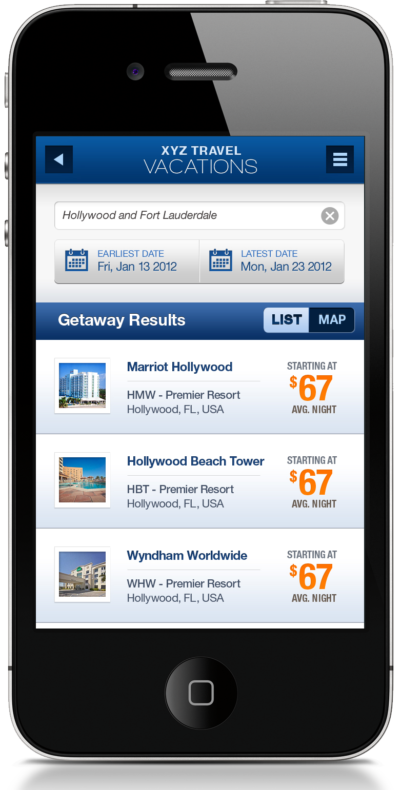 app iphone vacation Booking hotel UI ux mobile