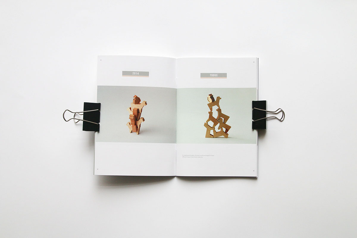 portfolio avenas VDA book printed graphic color combination minimal minimalistic